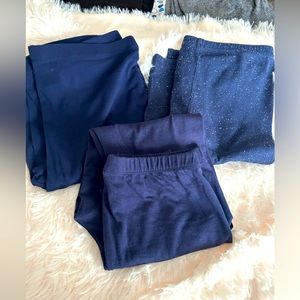 💙Bundle of 3 navy leggings 💙